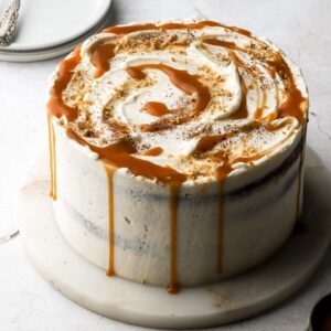 Classic Caramel Drip Cake