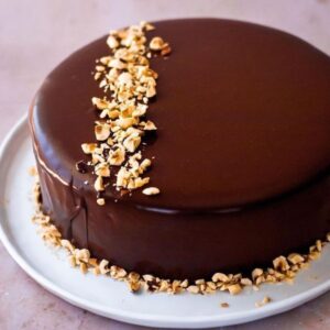 Dark Choco Nut Mousse Cake