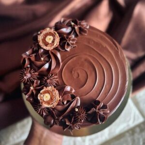 Luxury Rosetta Mocha Cake