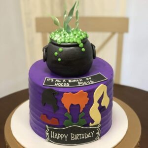 Hocus Pocus Purple Cake
