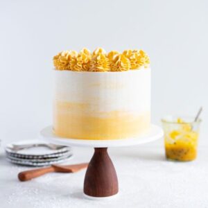 Yellow Ombre Ruffle Cake