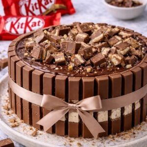 KitKat and Chocolate Overload Cake