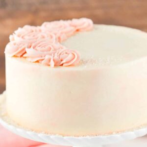 Rose Strawberry Cake