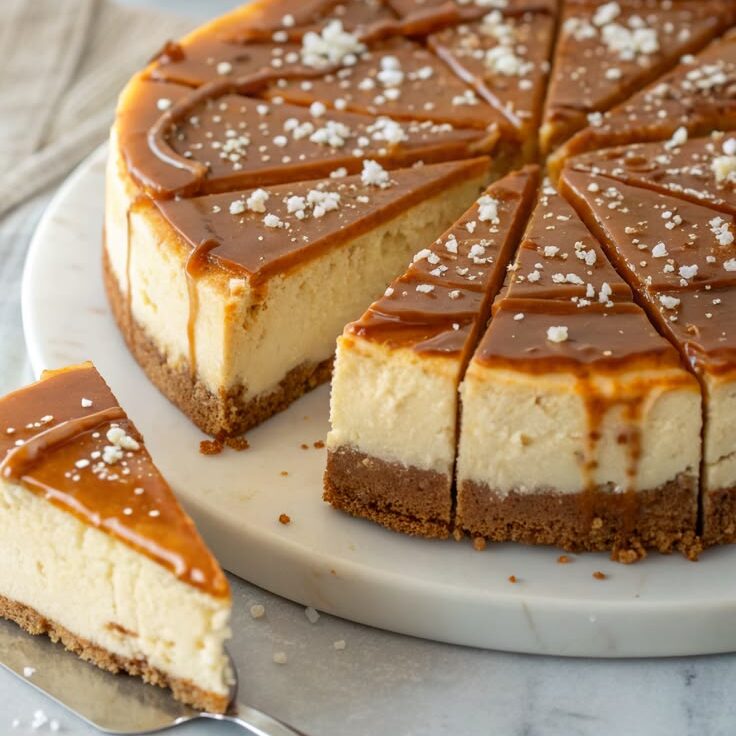 Salted Caramel Cheesecake That Tastes Better Than Bakery Style