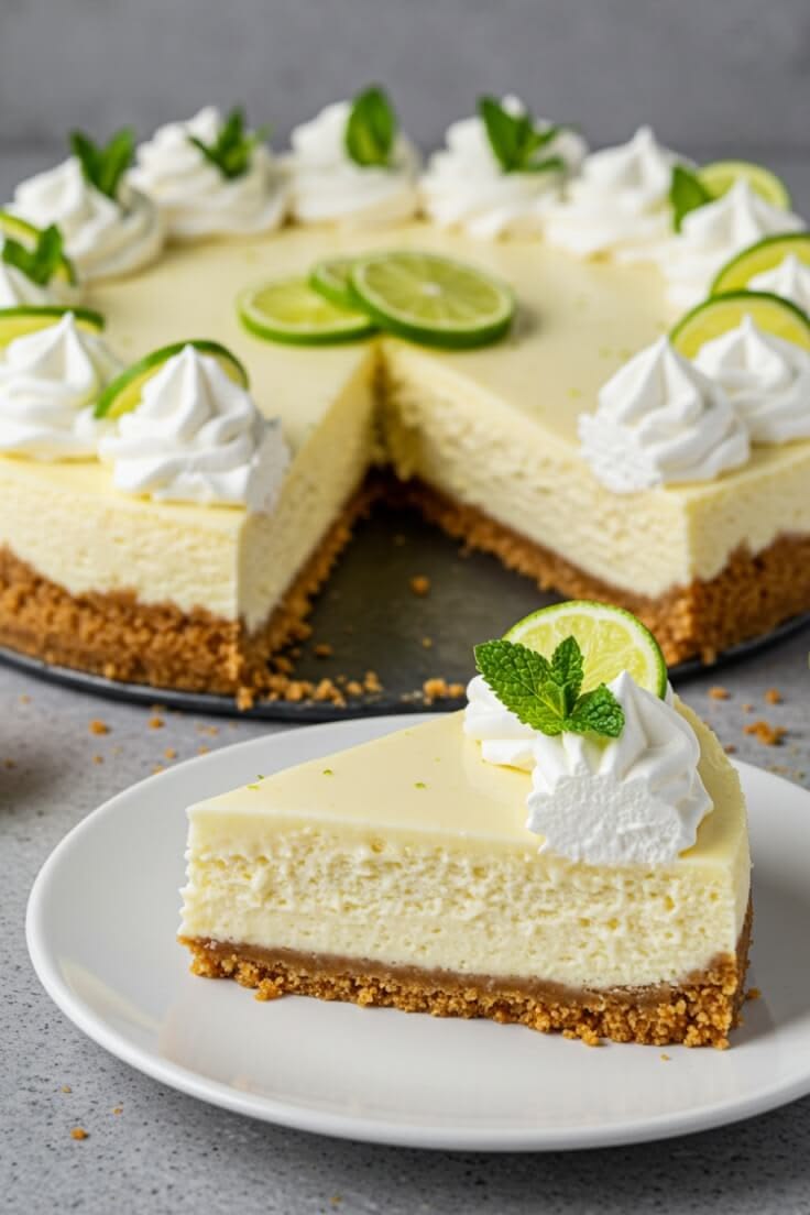 Zesty Key Lime Cheesecake