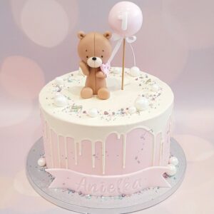 Baby Girl Birthday Cake