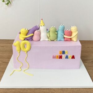 Pastel Pals Celebration Cake