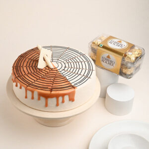 Butterscotch Cake N Rocher Gift Combo