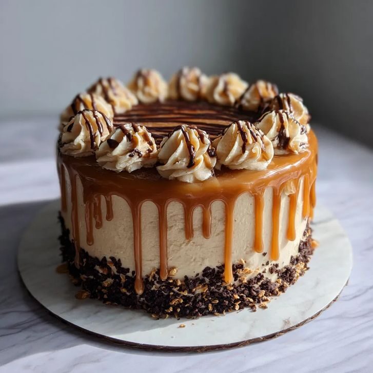 butterscotch crunch birthday cake