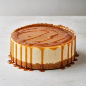 Caramel Glaze Cheesecake