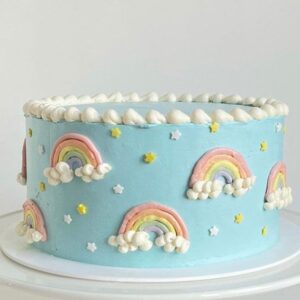Over the Rainbow Pastel Cake