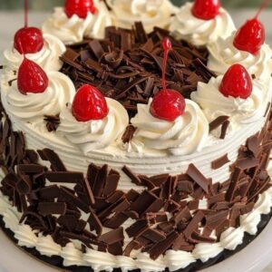 Traditional Cherry Bliss Black Forest Cake