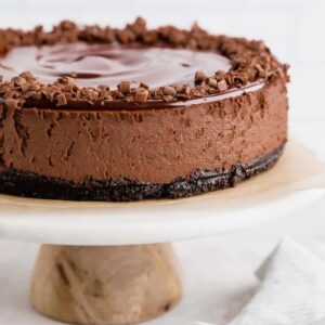 Chocolate Glaze Cheesecake