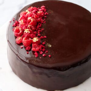 Chocolate Raspberry Cheesecake