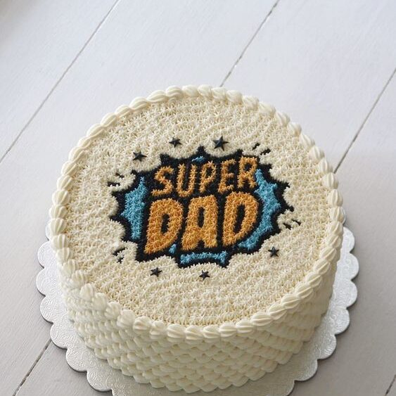 classy dad cake