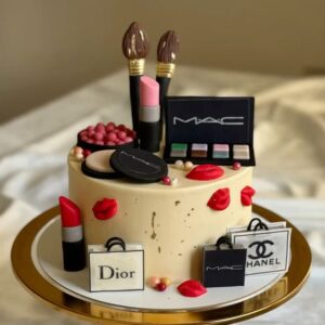 Rouge Makeup Cake