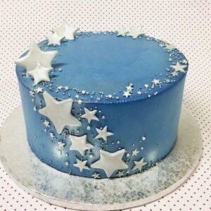 Happy New Year Starry Cake