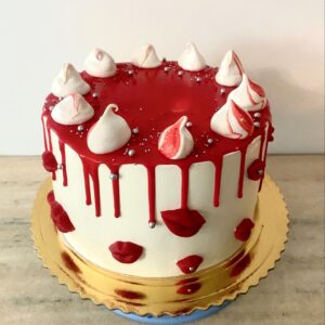 Sweetheart Kiss Day Cake