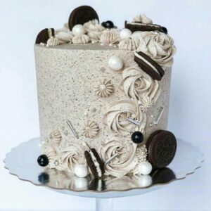 Oreo Swirls Cake
