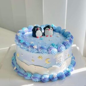 Iceberg Penguin Cake