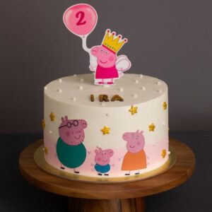 Pinky Peppa Pig Cake