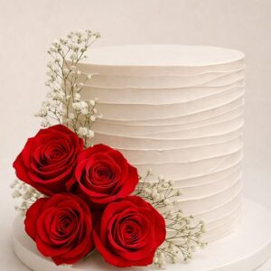 Rose Day Special Cake