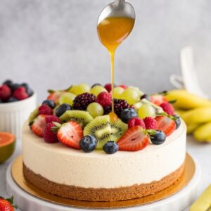 Vanilla Fruit Paradise Cheesecake