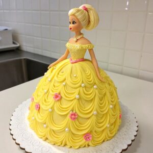 Magical Sunlight Barbie Cake